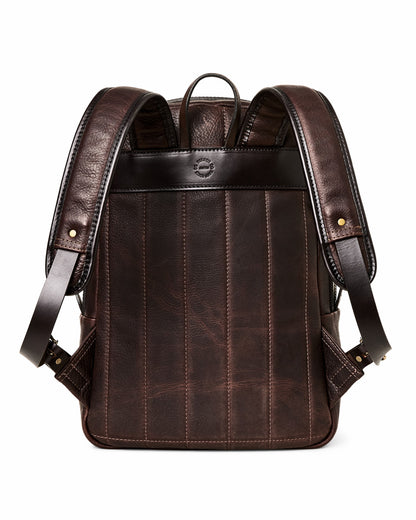 Bags Filson Heritage Leather Journeyman Backpack - Ballard Brown