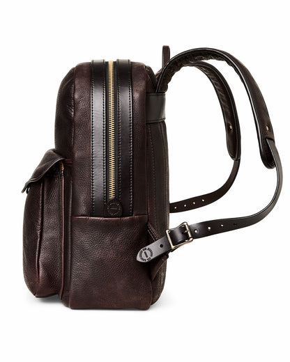 Bags Filson Heritage Leather Journeyman Backpack - Ballard Brown