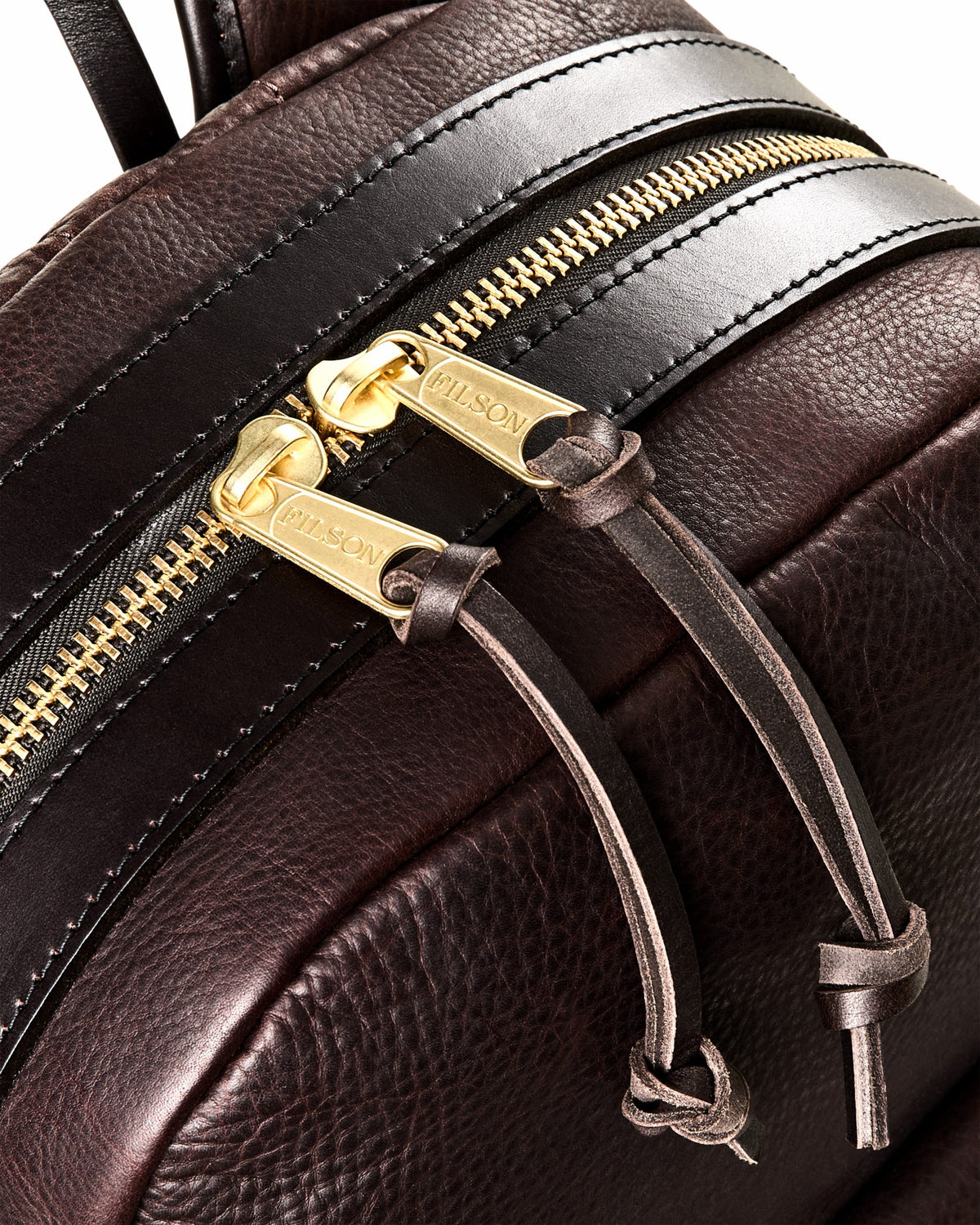 Bags Filson Heritage Leather Journeyman Backpack - Ballard Brown