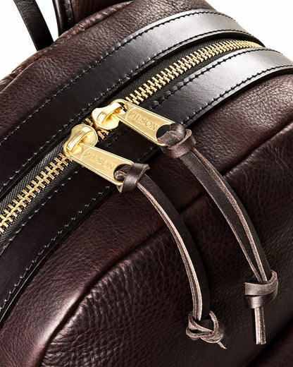 Bags Filson Heritage Leather Journeyman Backpack - Ballard Brown