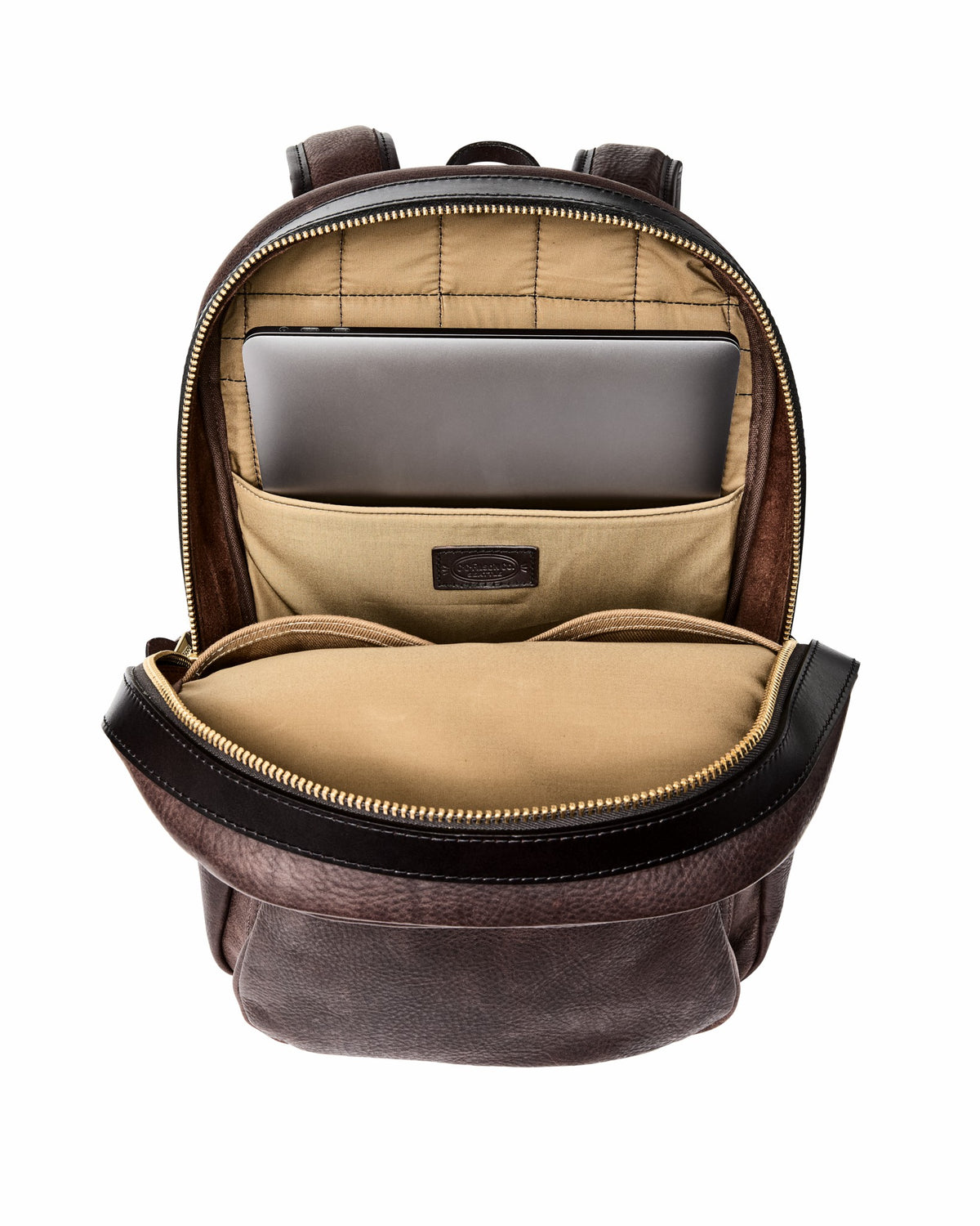 Bags Filson Heritage Leather Journeyman Backpack - Ballard Brown
