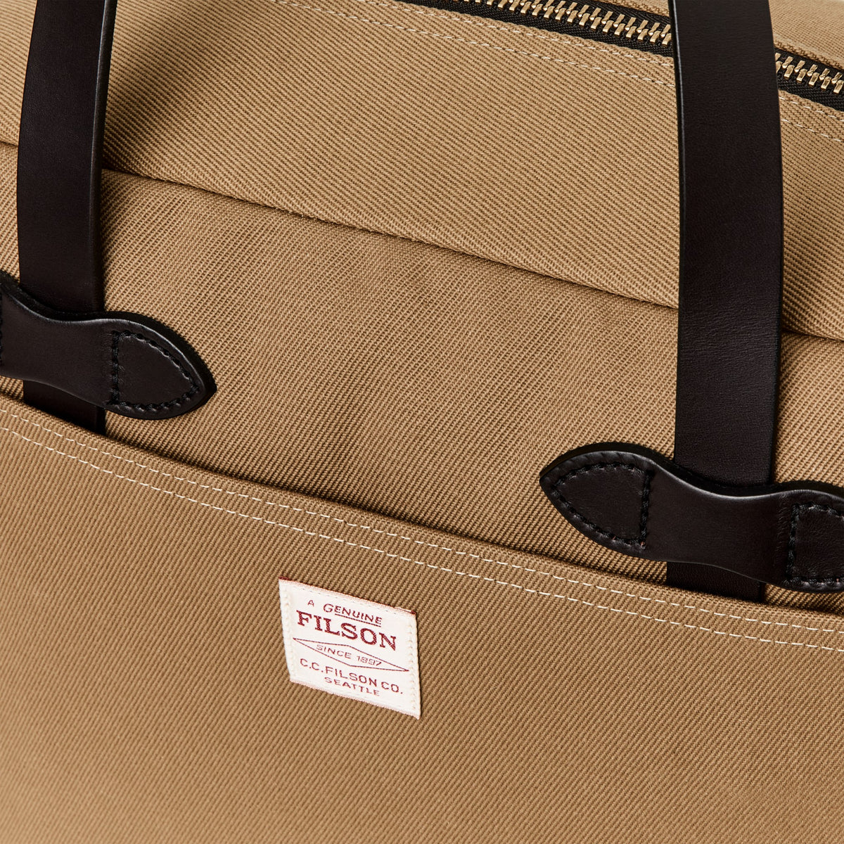 Bags Filson Limited Edition Rugged Twill Zippered Tote Bag
