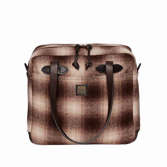 Bags Filson Mackinaw Wool Zipper Tote Bag - Brown / Tan Ombre