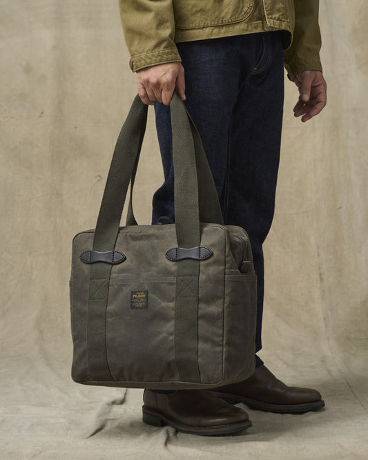 Bags Filson Tin Cloth Zipper Tote Bag