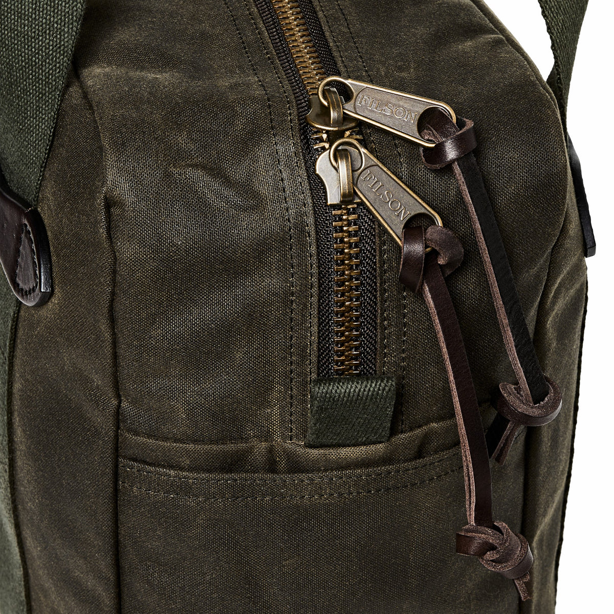 Bags Filson Tin Cloth Zipper Tote Bag