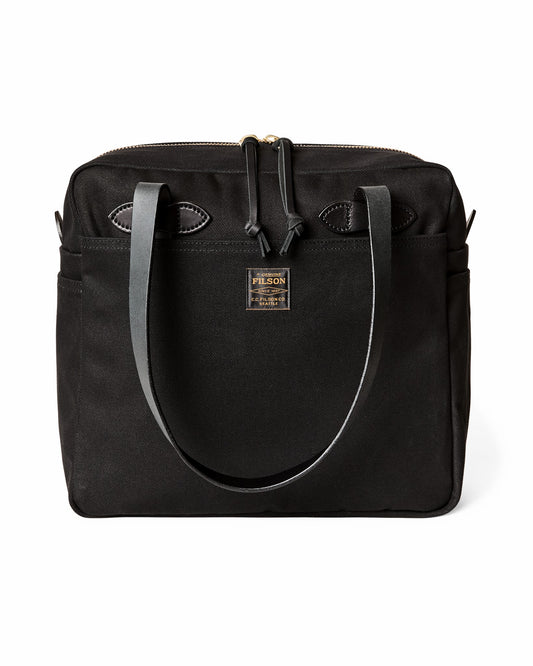 Bags Filson Rugged Twill Zipper Tote Bag - Black