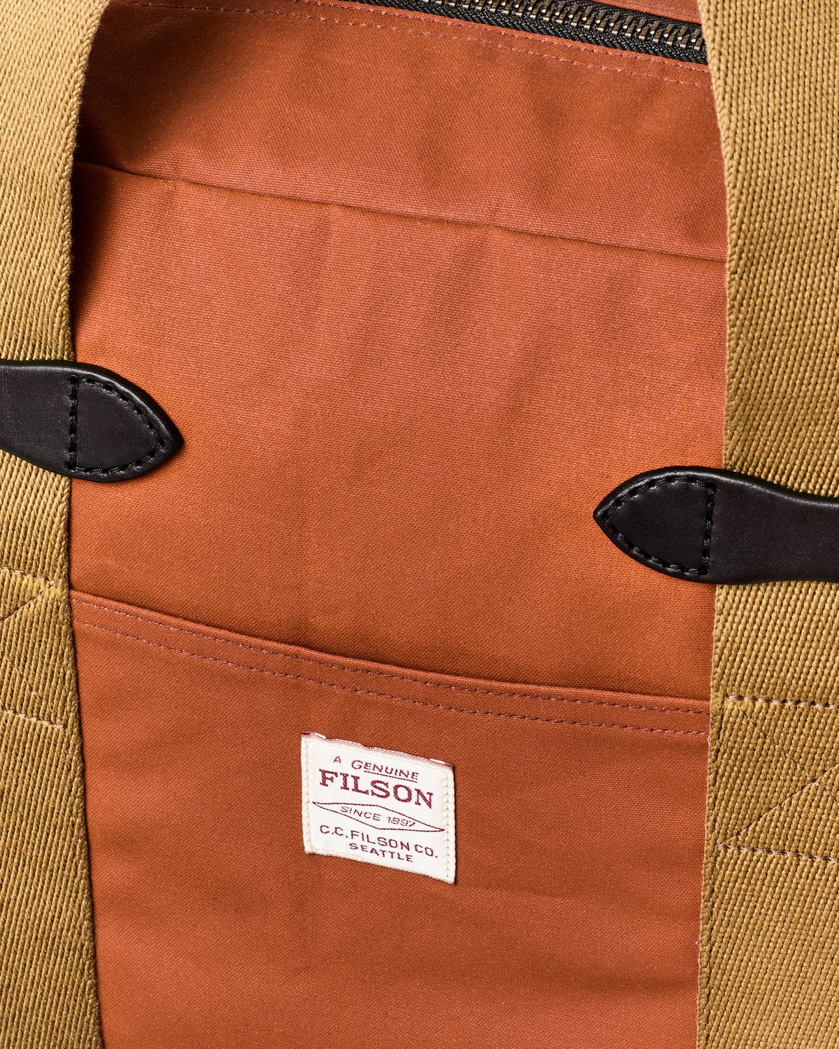 Bags Filson Tin Cloth Zipper Tote Bag