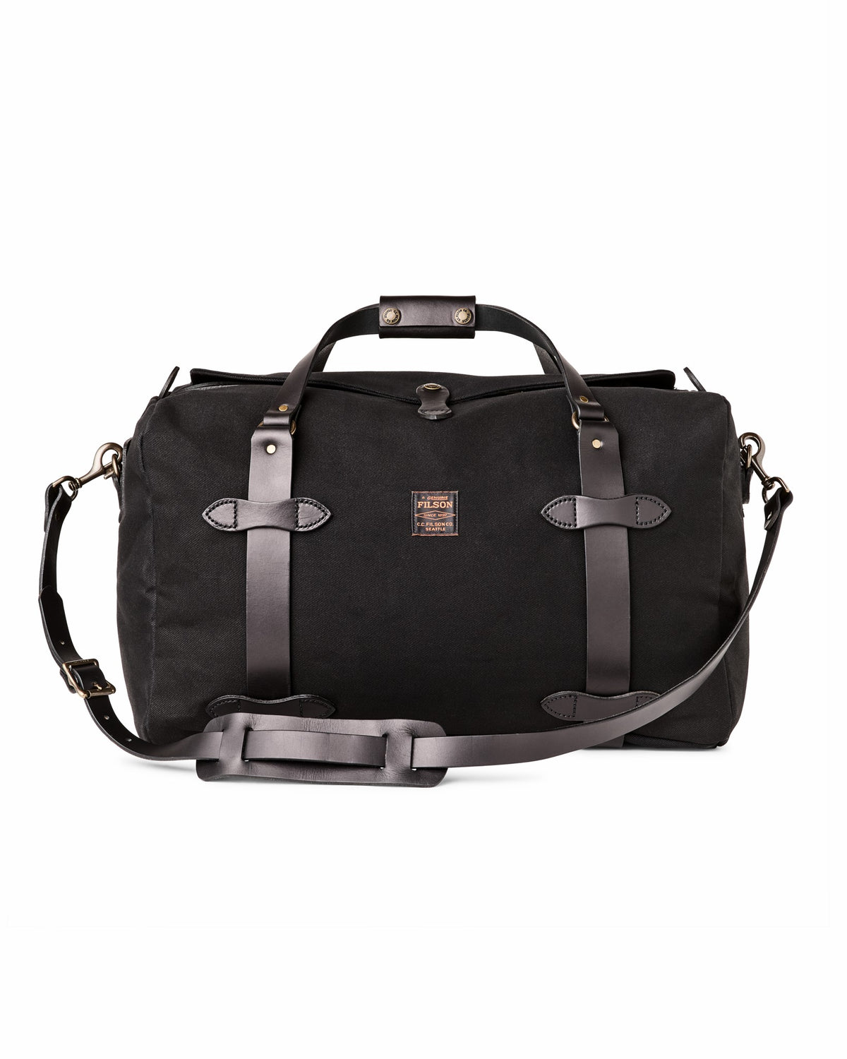 Bags Filson Medium Rugged Twill Duffle Bag - Black