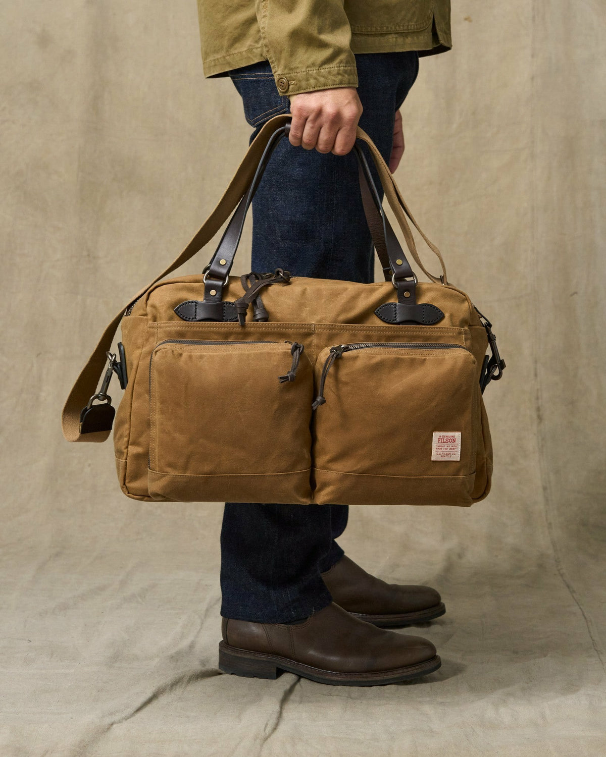 Bags Filson 48 Hour Tin Cloth Duffle Bag - Dark Tan