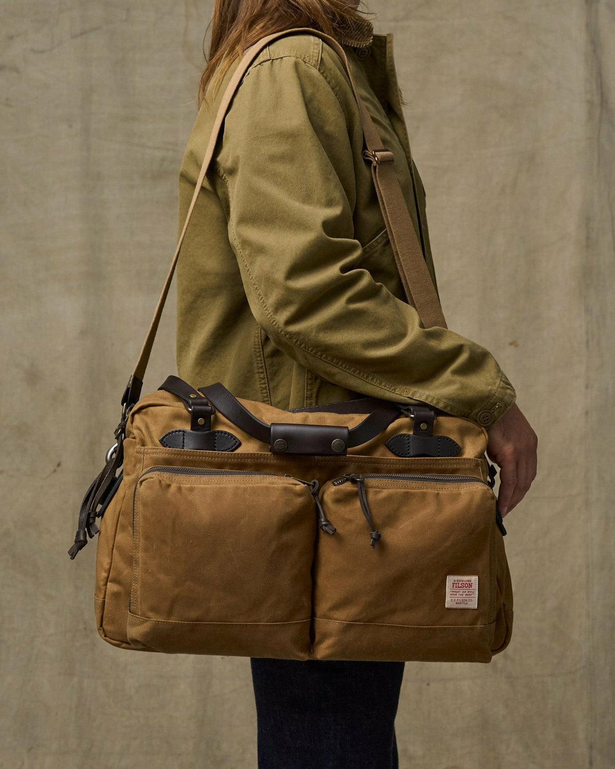 Bags Filson 48 Hour Tin Cloth Duffle Bag - Dark Tan