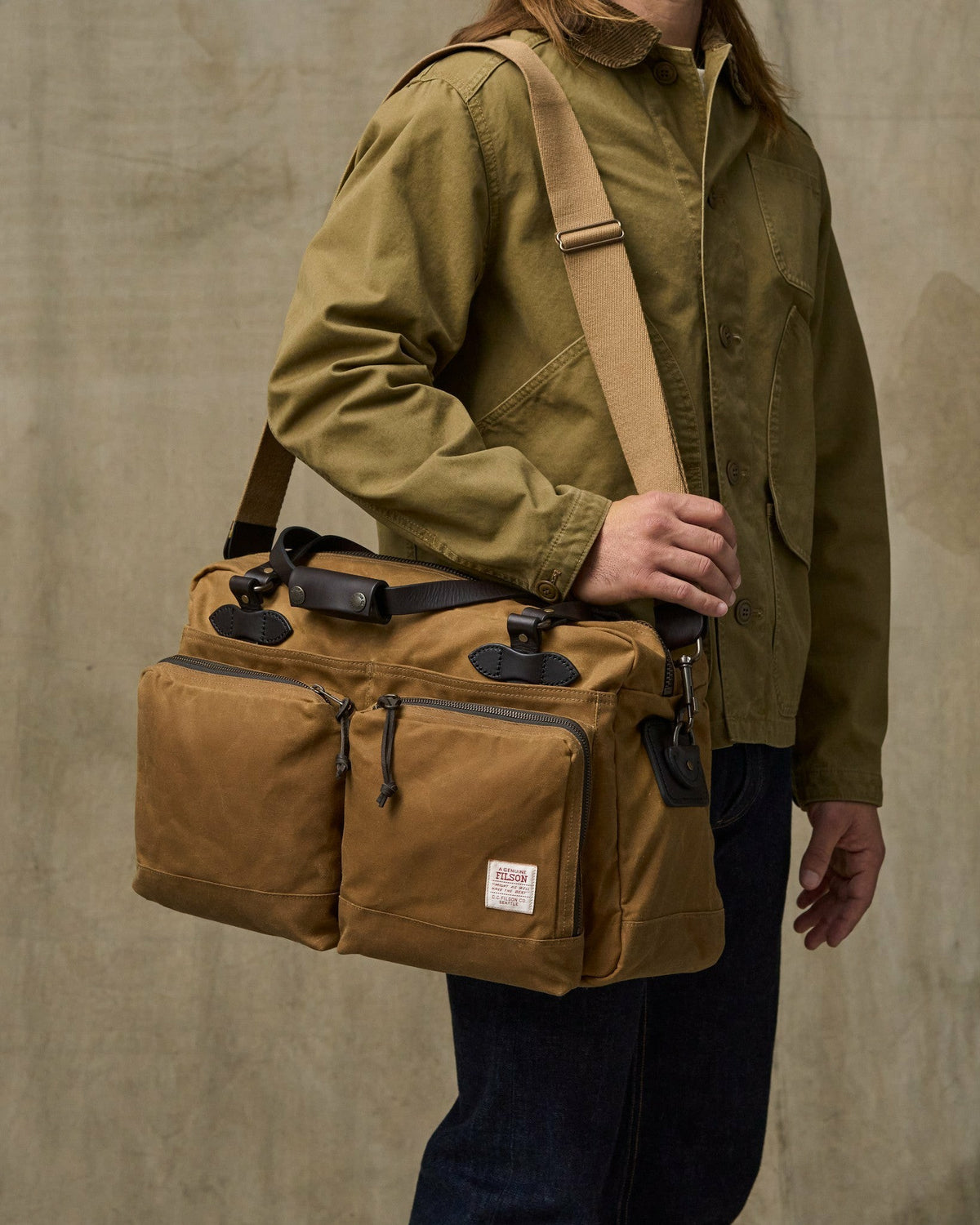 Bags Filson 48 Hour Tin Cloth Duffle Bag - Dark Tan